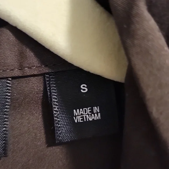 New York & Company Dark Brown Blouse - Picture 3 of 6